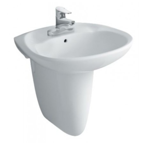 Lavabo Treo Tường Inax L 284v L 284vc Kèm Chân Ngắn