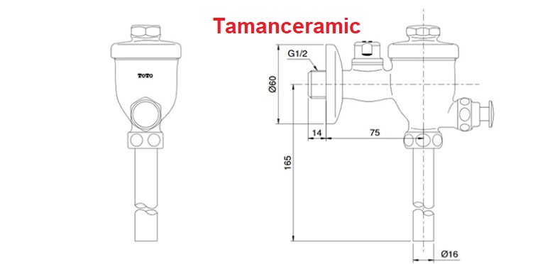 Ban Ve Van Xa Tieu Nam Toto Du601ns 768x372
