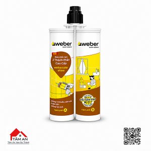 Keo Chà Ron Epoxy 2 Thành Phần Webercolor Shine